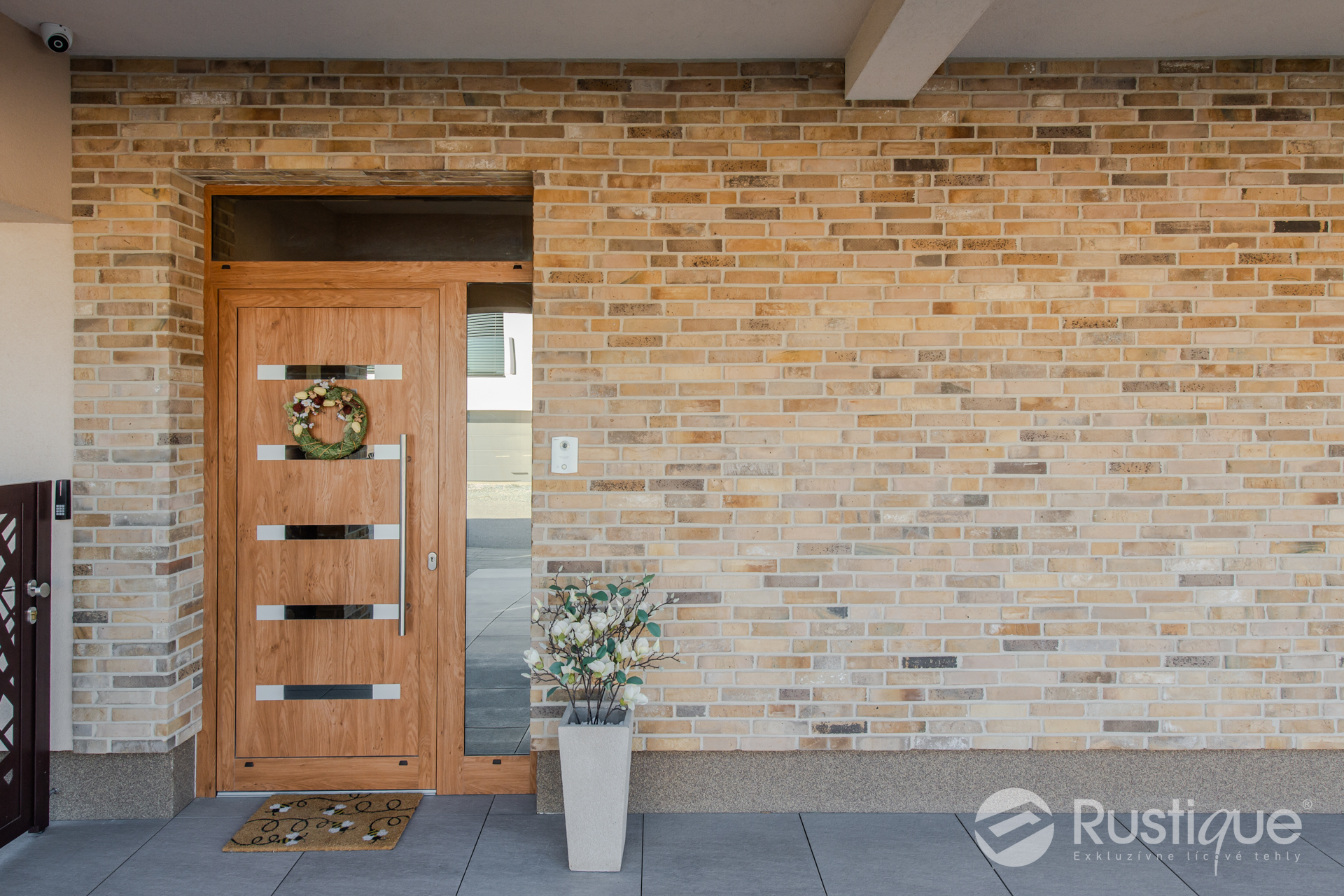 Tehlový obklad Economy na fasáde rodinného domu od Rustique.sk