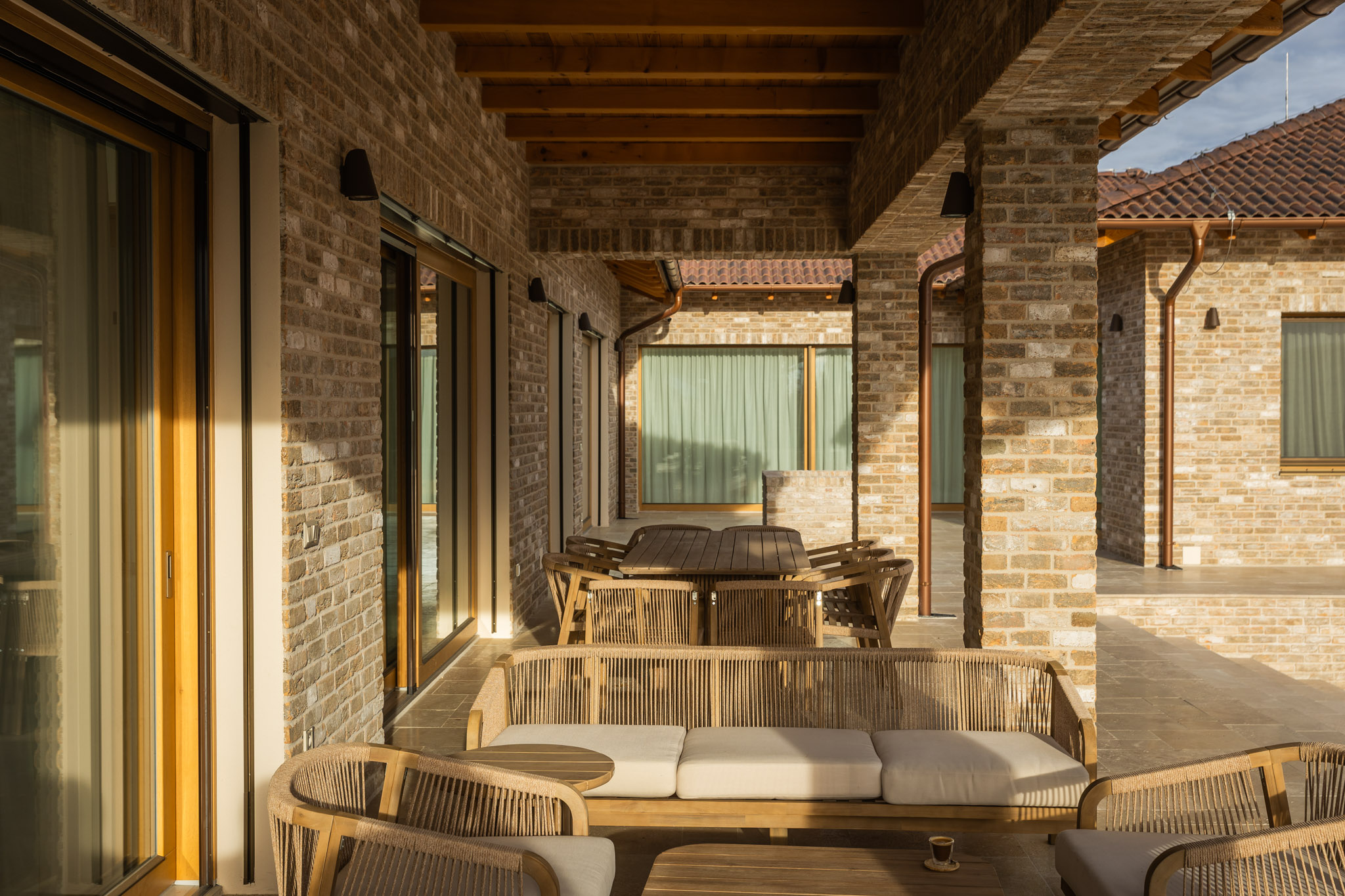 Tehlový obklad Toscane antiek na fasáde rodinného domu od Rustique.sk