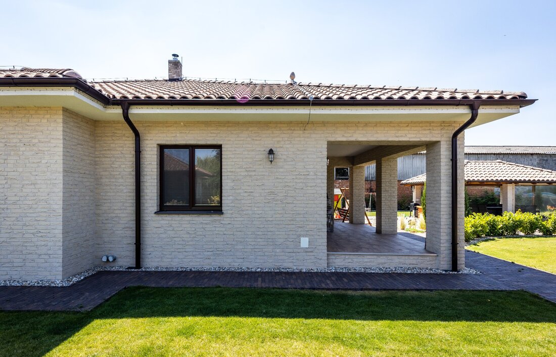 Tehlový obklad Cremona na fasáde rodinného domu