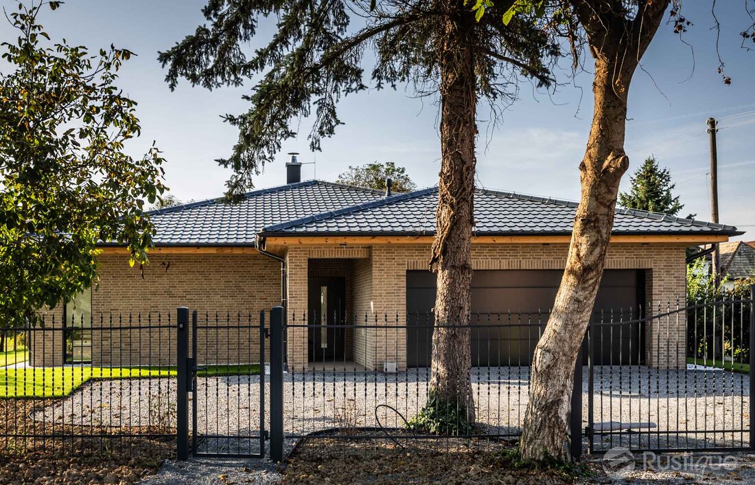 Tehlový obklad Grisea Smook na fasáde rodinného domu