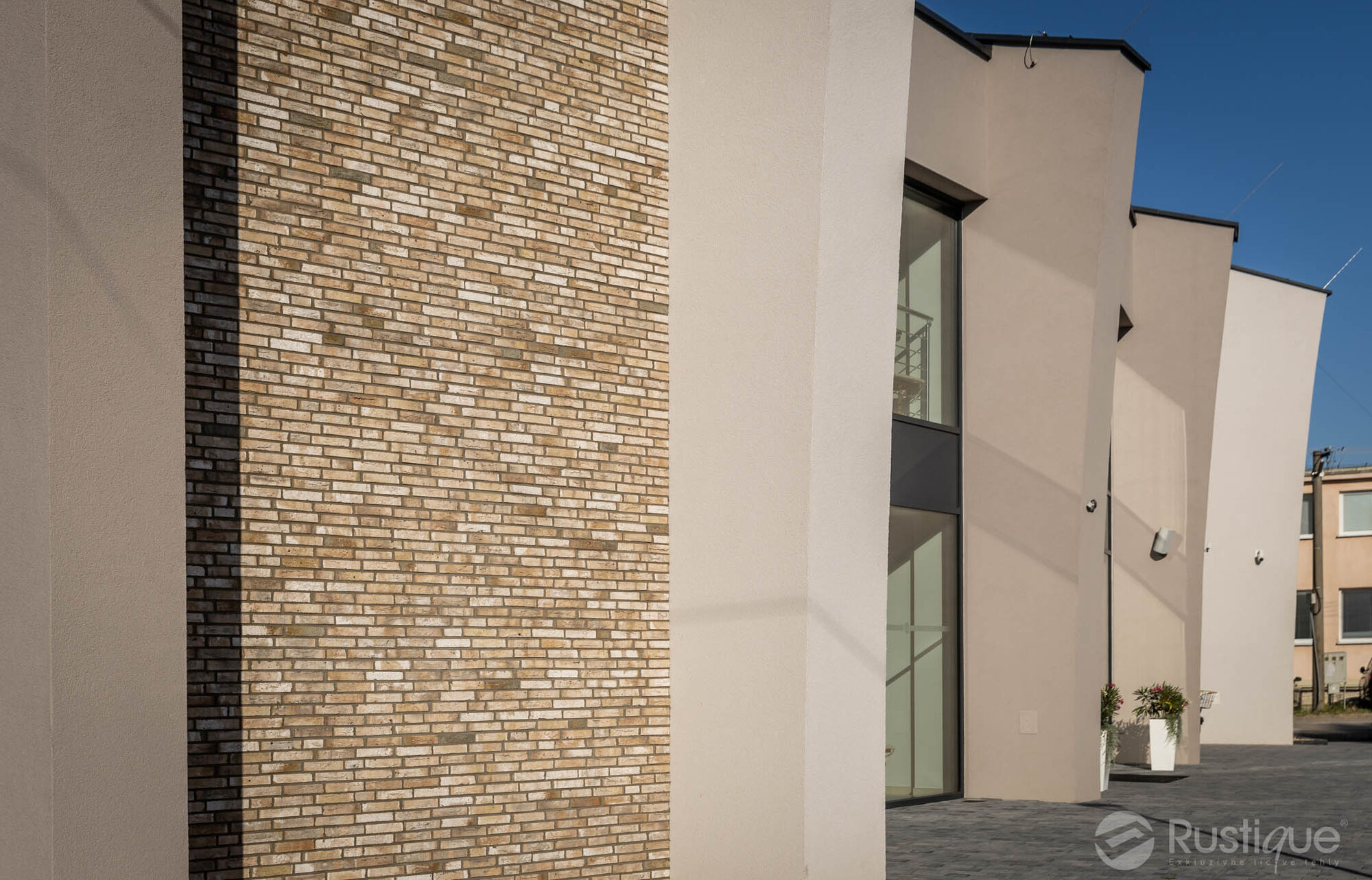 Tehlový obklad Cameleon na fasáde kostola