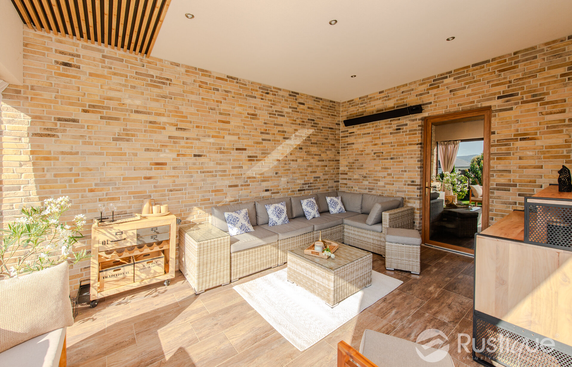 Tehlový obklad Economy na fasáde rodinného domu od Rustique.sk