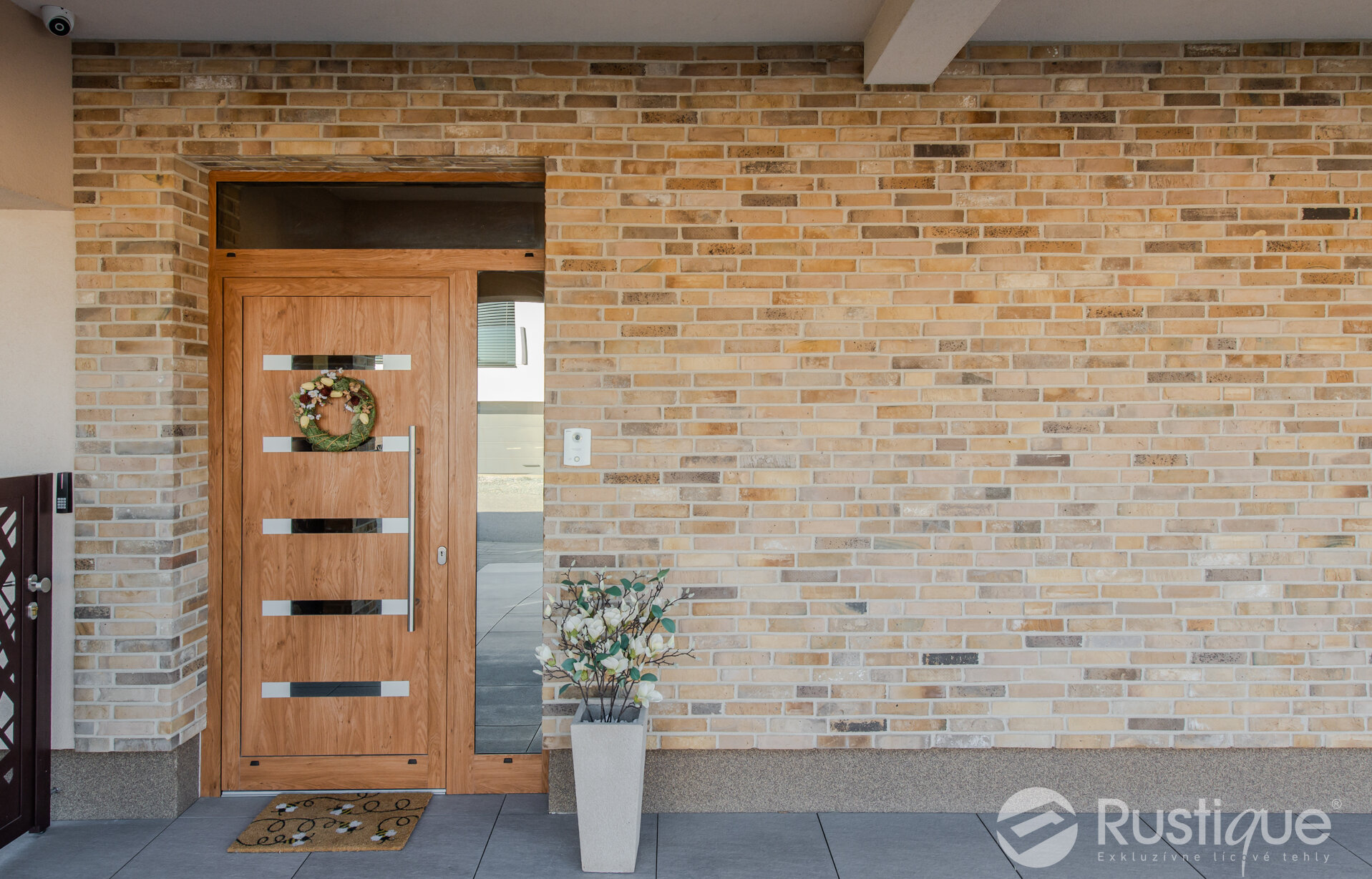 Tehlový obklad Economy na fasáde rodinného domu od Rustique.sk