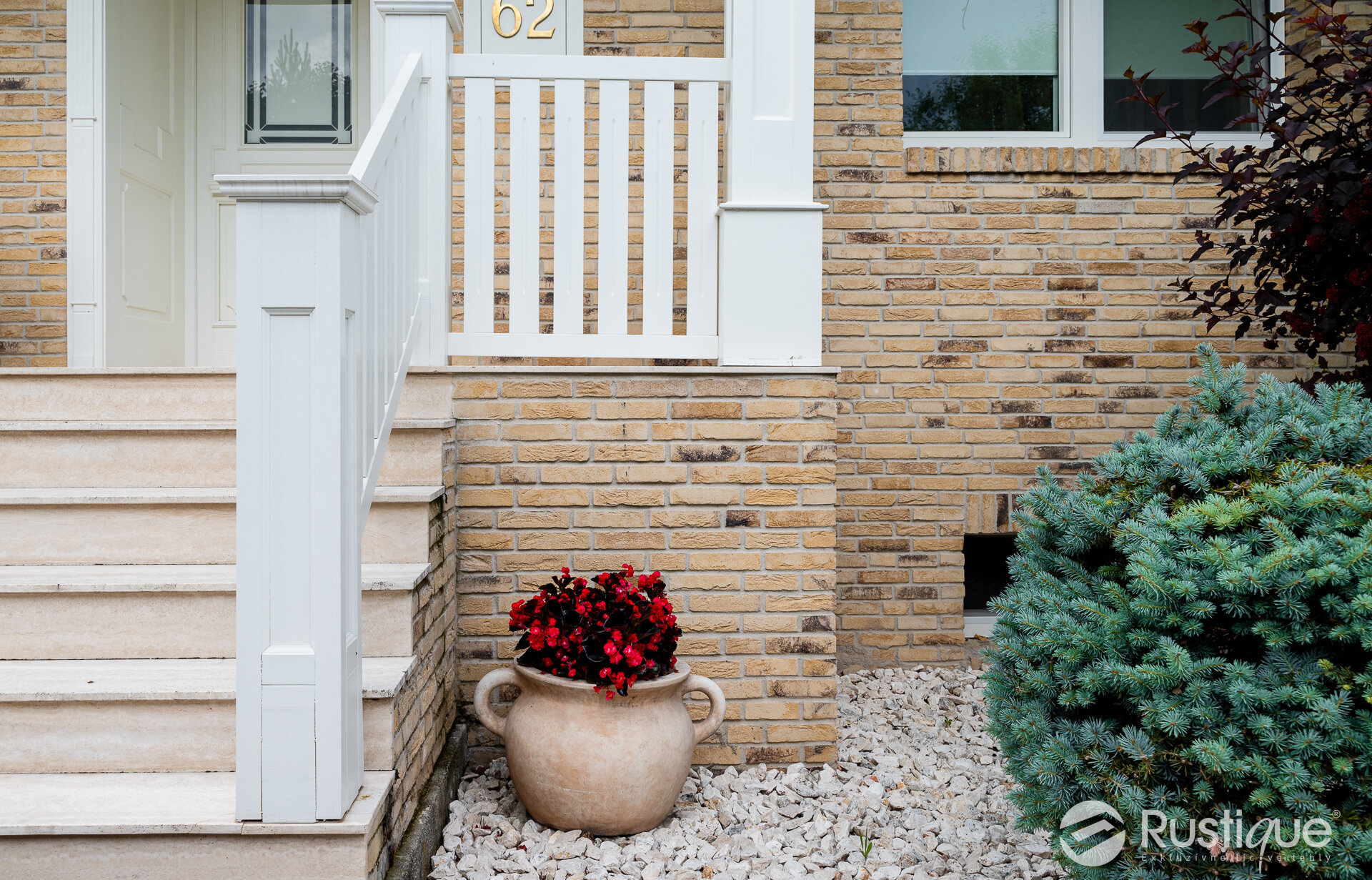 Tehlový obklad Geel Bruin na fasáde rodinného domu