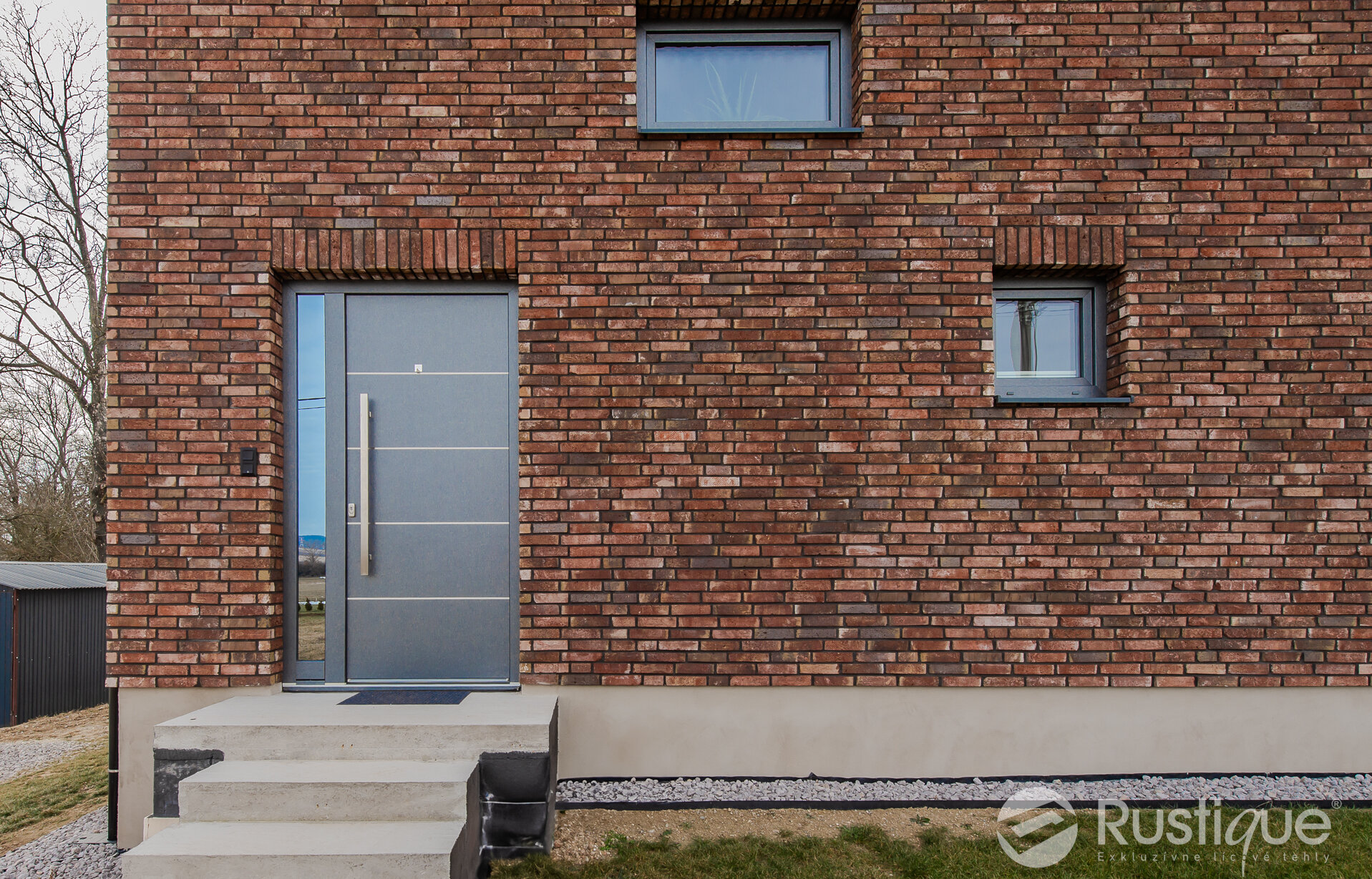 Tehlový obklad Hermitage Antiek Economy na fasáde rodinného domu od Rustique.sk