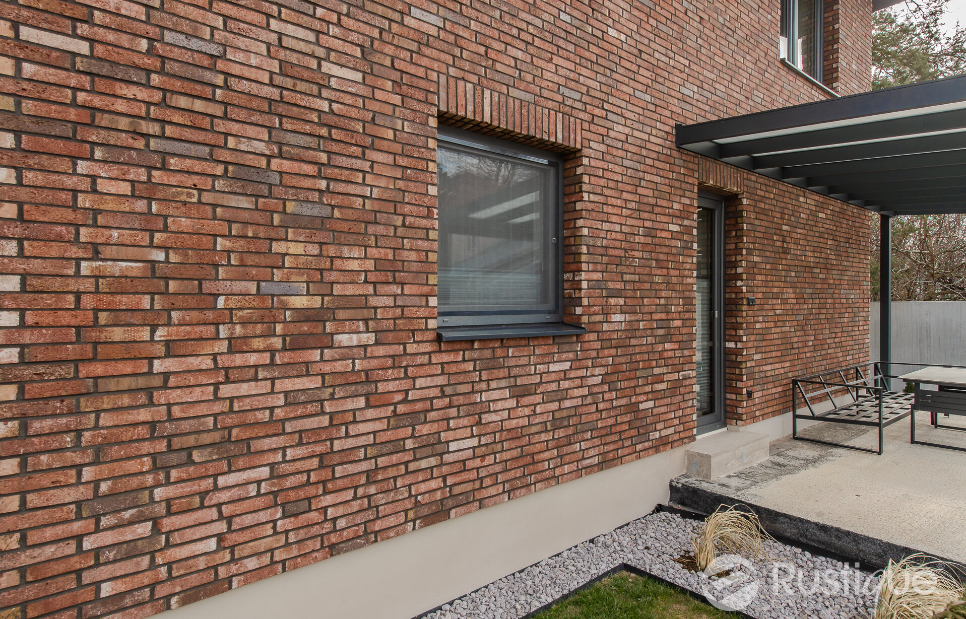 Tehlový obklad Hermitage Antiek Economy na fasáde rodinného domu od Rustique.sk