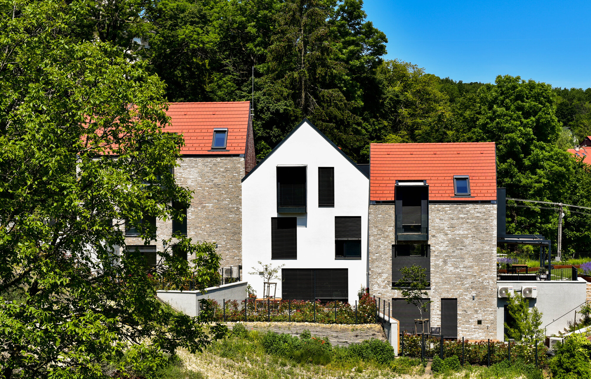 Hubertus tehlový obklad na fasáde rodinného domu