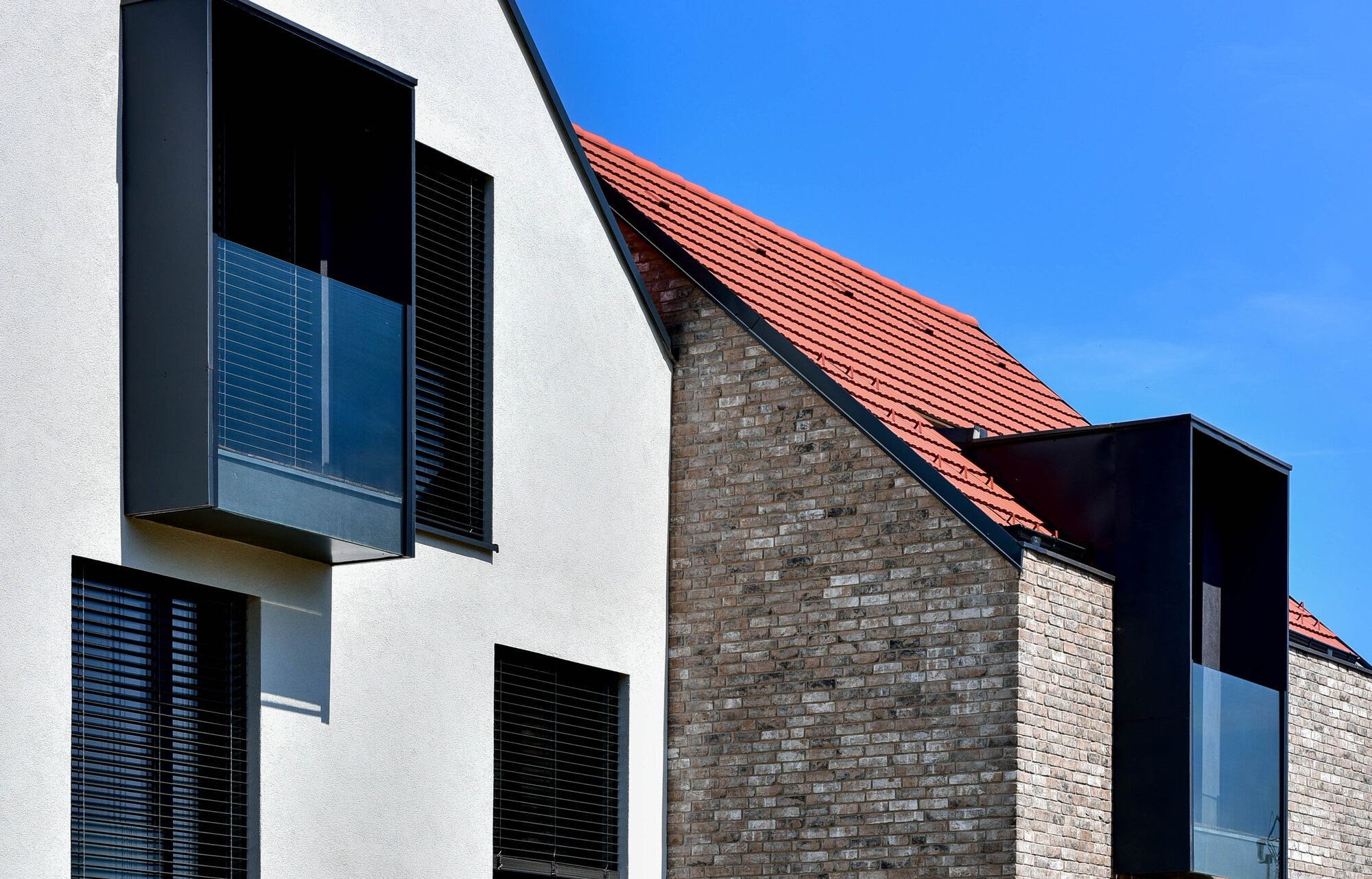 Hubertus tehlový obklad na fasáde rodinného domu