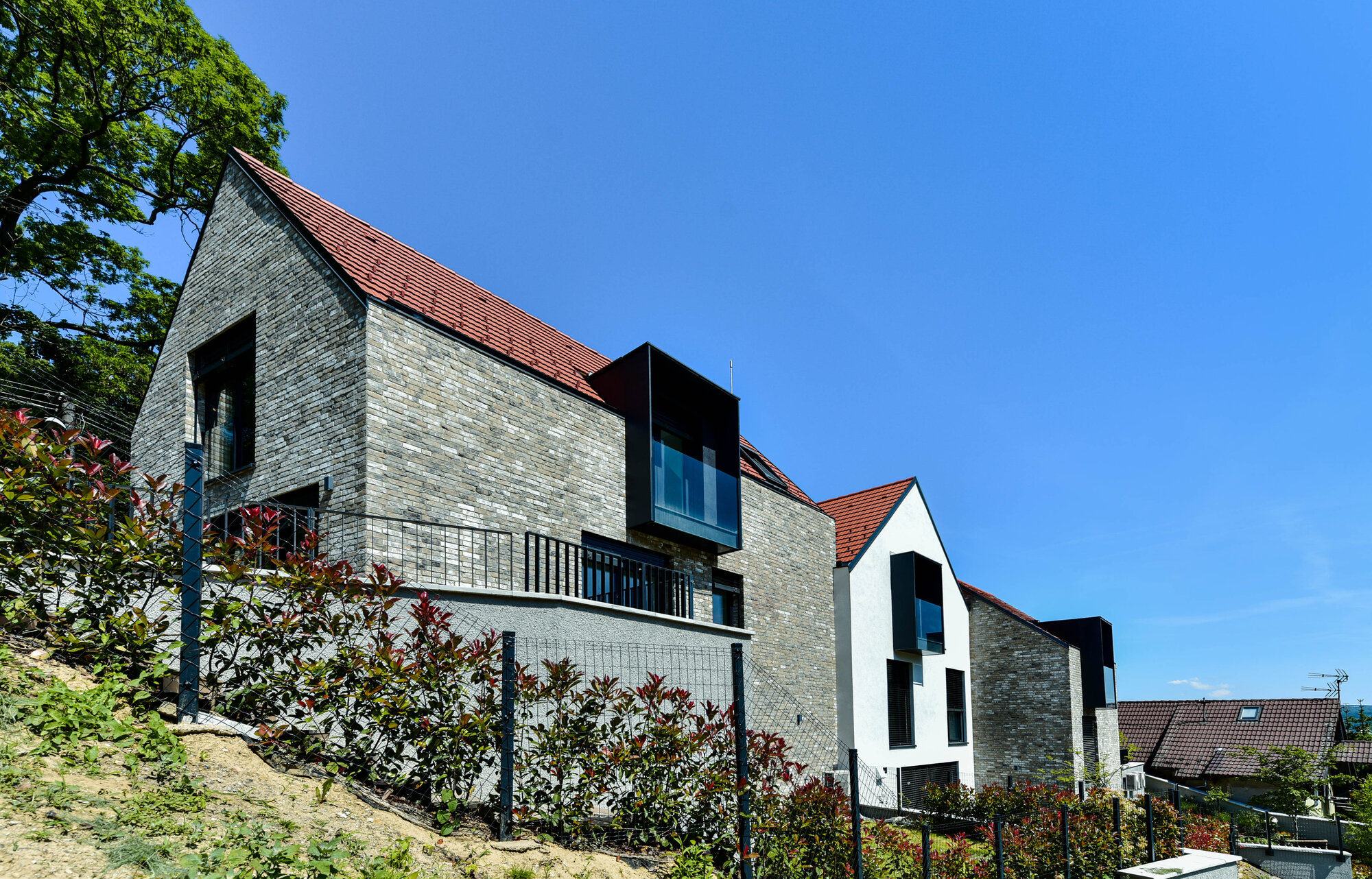 Hubertus tehlový obklad na fasáde rodinného domu