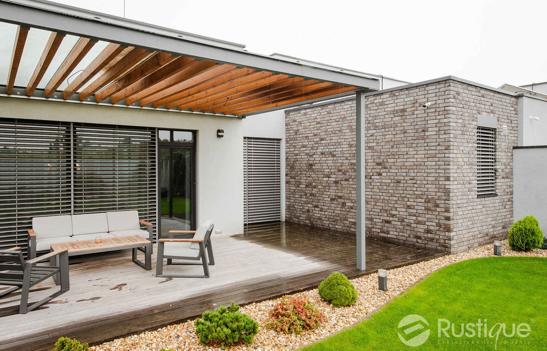 Tehlový obklad Nevado Light na fasáde rodinného domu