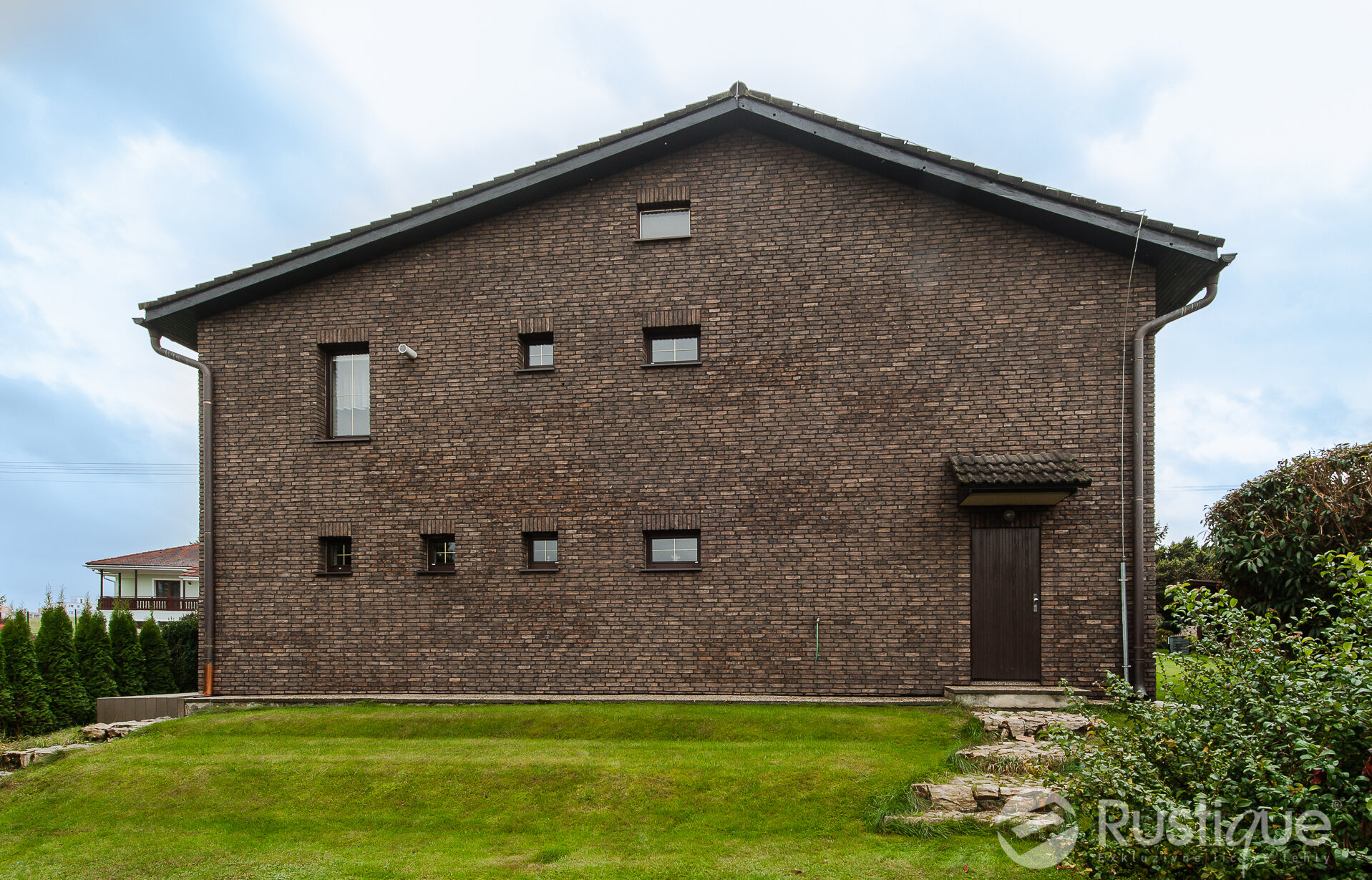 Tehlový obklad Oud Eik na fasáde rodinného domu