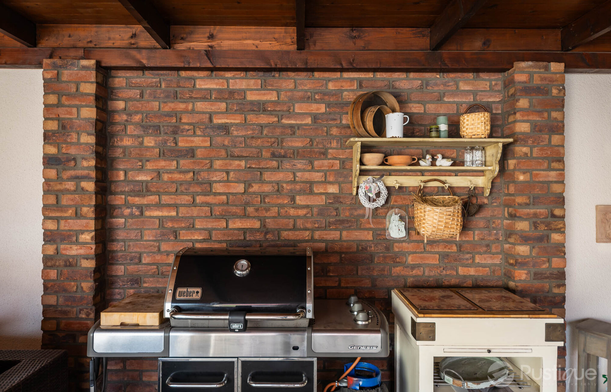 Tehlový obklad Violet na fasáde rodinného domu