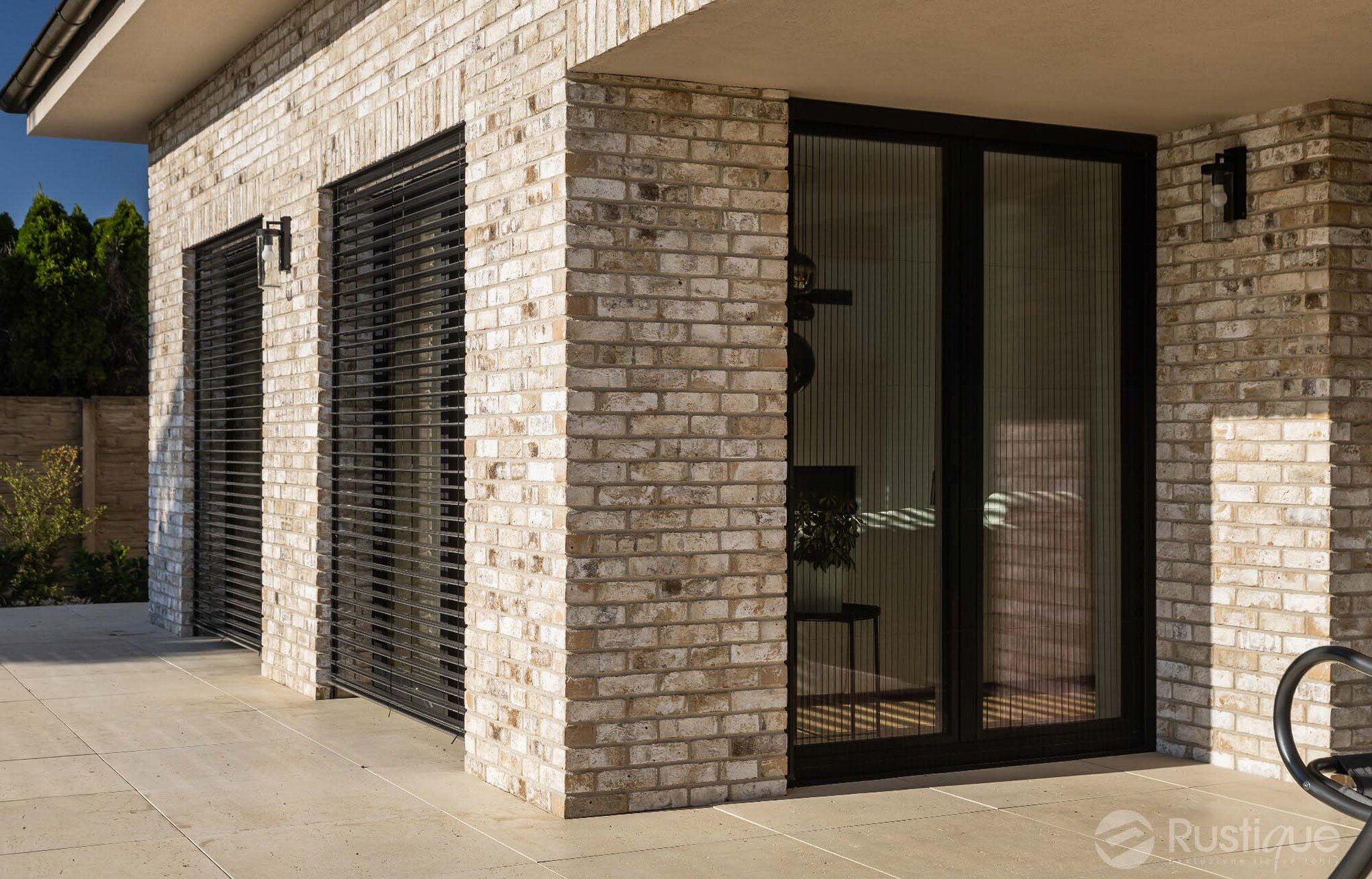 Tehlový obklad Vuurwit na fasáde rodinného domu