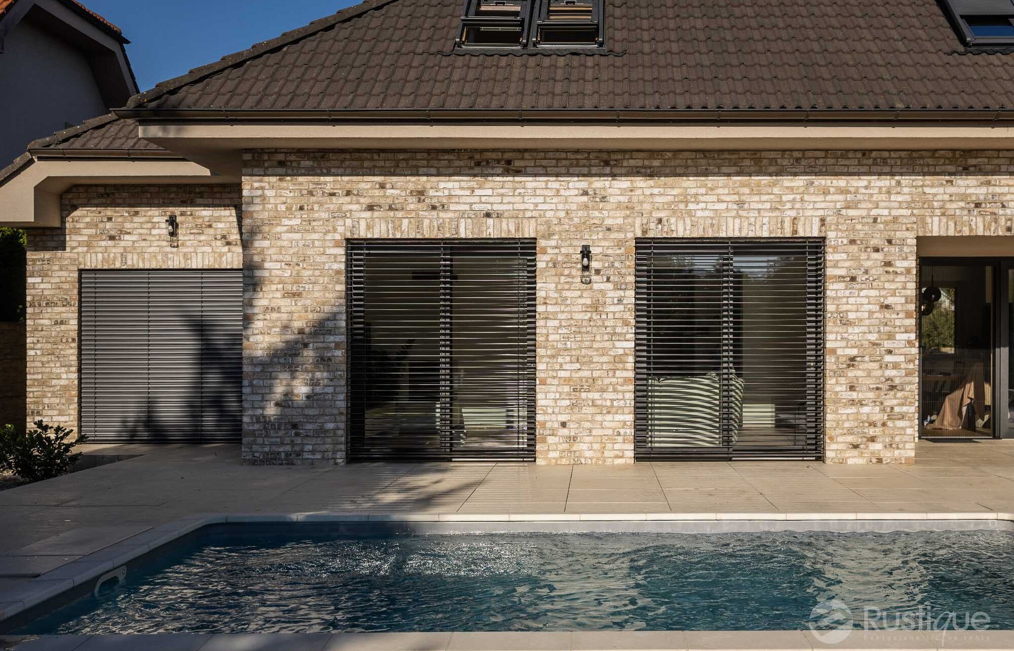 Tehlový obklad Vuurwit na fasáde rodinného domu