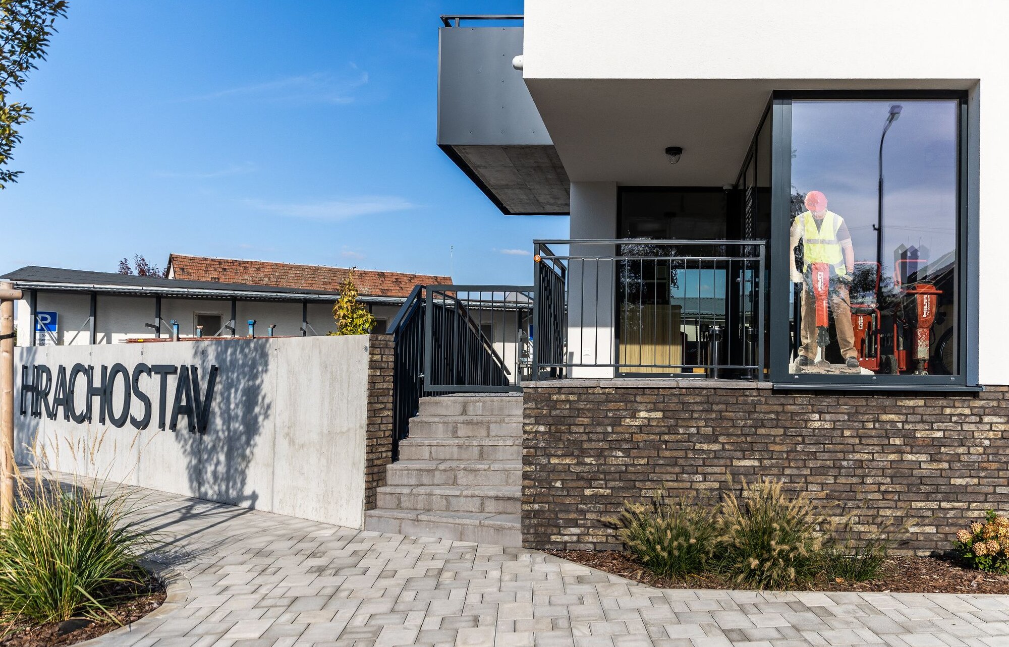 Nevado Rood tehlový obklad na fasáde