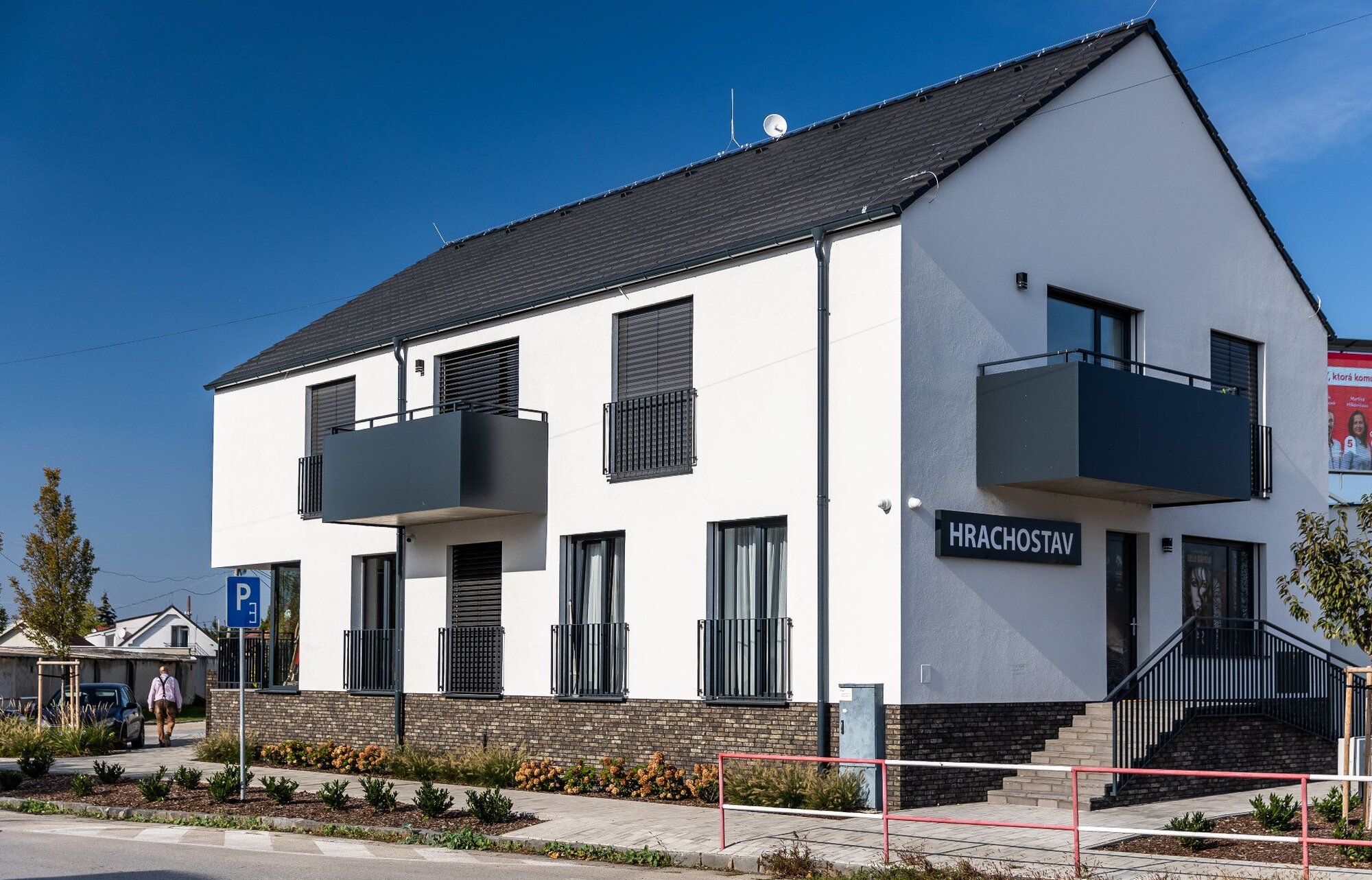 Nevado Rood tehlový obklad na fasáde