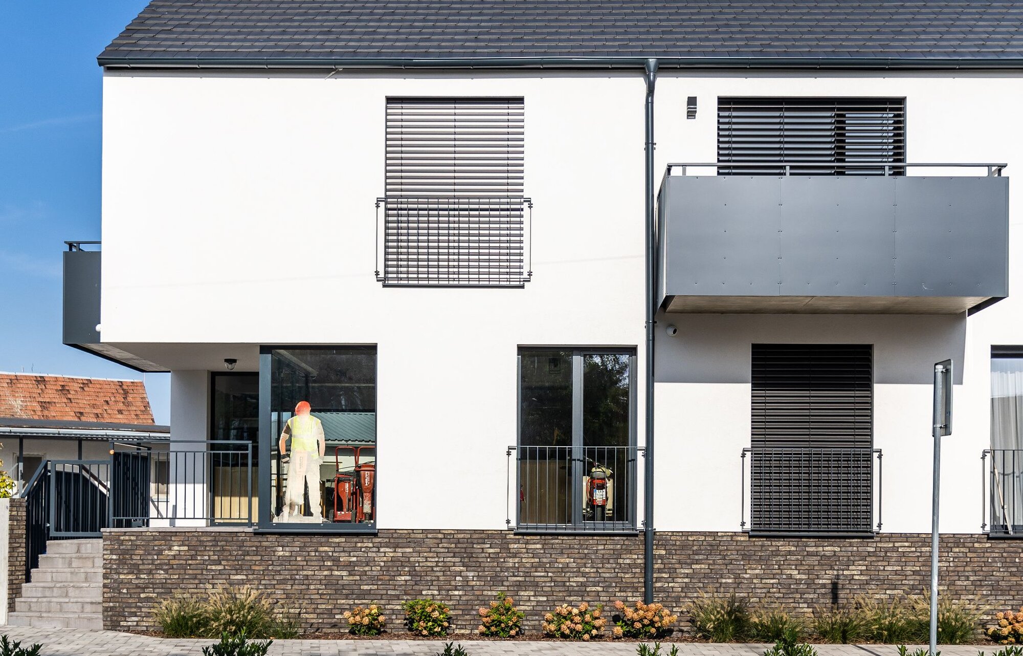 Nevado Rood tehlový obklad na fasáde