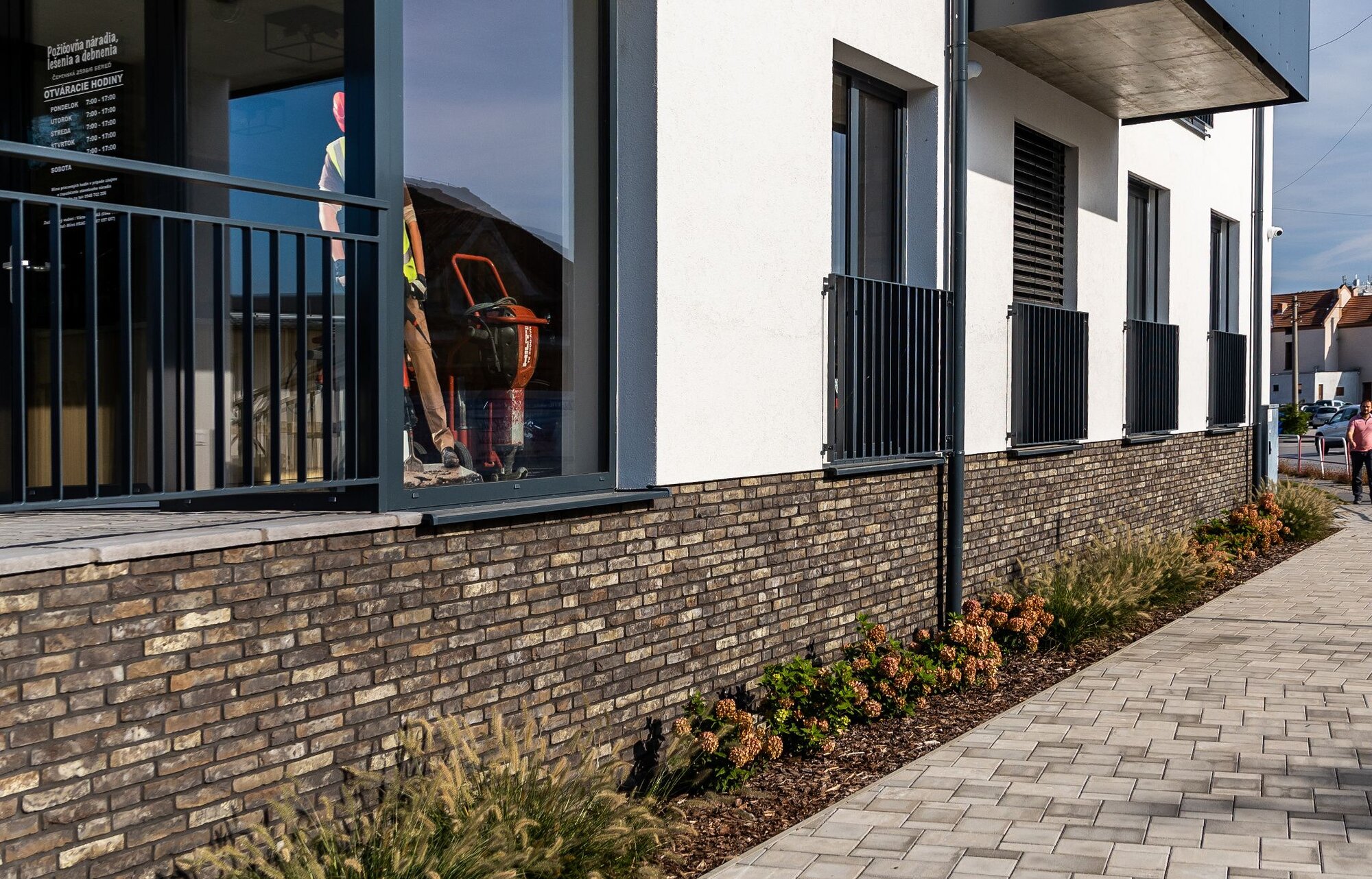 Nevado Rood tehlový obklad na fasáde