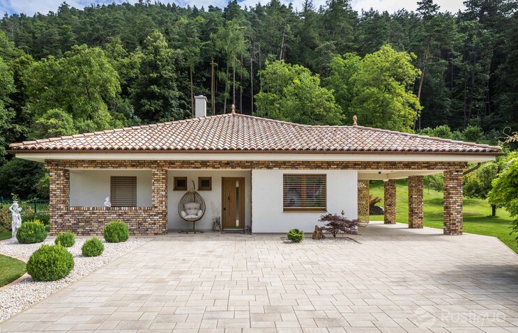 Tehlový obklad Emirat na fasáde rodinného domu