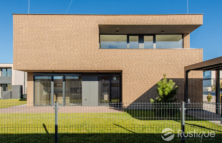 Tehlový obklad Grisa Smook na fasáde rodinného domu