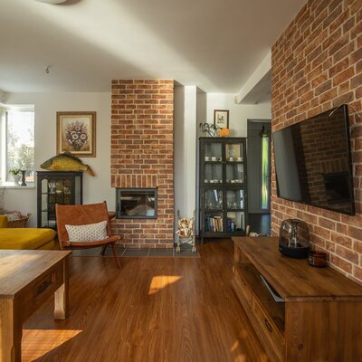 Tehlový obklad Terra cotta v interiéri