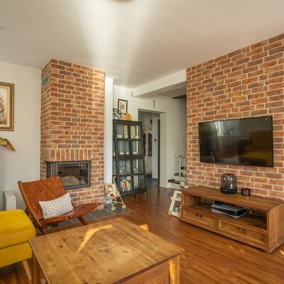 Tehlový obklad Terra cotta v interiéri