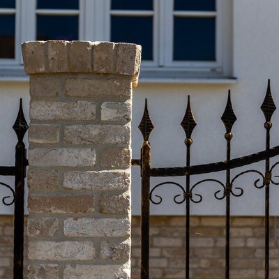 tehlový obklad antica beige na ploty a múriky