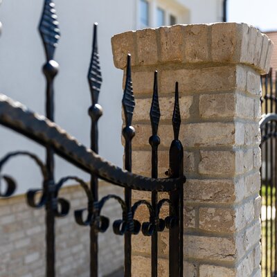 tehlový obklad antica beige na ploty a múriky