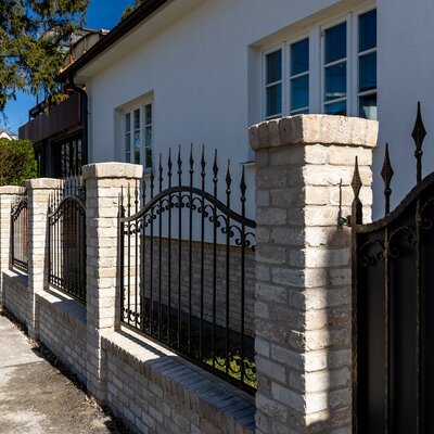 tehlový obklad antica beige na ploty a múriky