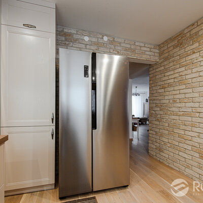 Tehlový obklad Antica beige v kuchyni