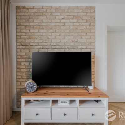 Tehlový obklad Antica beige a Washington v interiéri od Rustique.sk