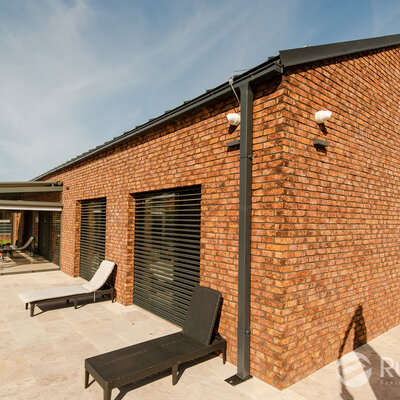 Tehlový obklad Autumn na fasáde