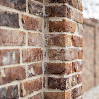 Tehlový obklad Castello na plote rodinného domu