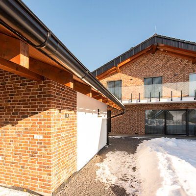 Tehlový obklad Castello na fasáde rodinného domu od Rustique.sk