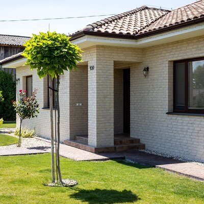 Tehlový obklad Cremona na fasáde rodinného domu