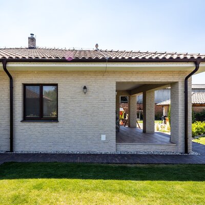 Tehlový obklad Cremona na fasáde rodinného domu