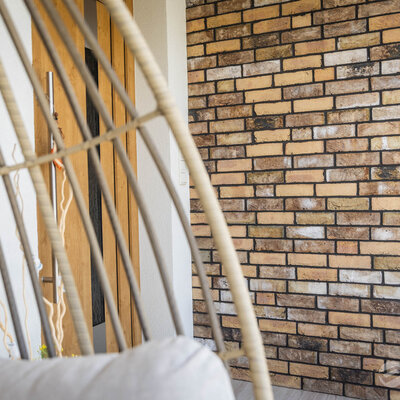 Tehlový obklad Emirat na fasáde rodinného domu