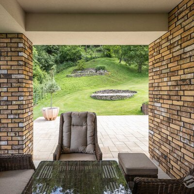 Tehlový obklad Emirat na fasáde rodinného domu