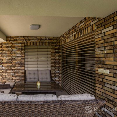 Tehlový obklad Emirat na fasáde rodinného domu