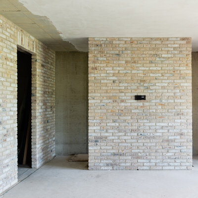 Tehlový obklad Garda v obývačke