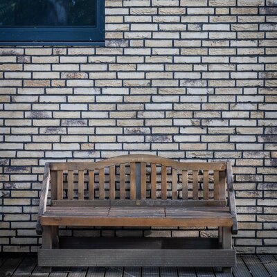 tehlový obklad geel bruin na rodinnom dome