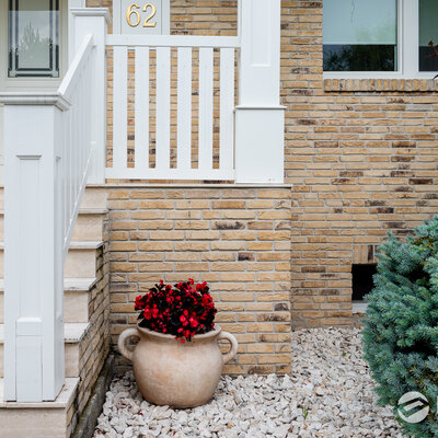 Tehlový obklad Geel Bruin na fasáde rodinného domu