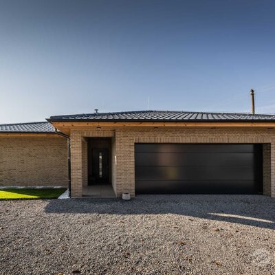 Tehlový obklad Grisea Smook na fasáde rodinného domu