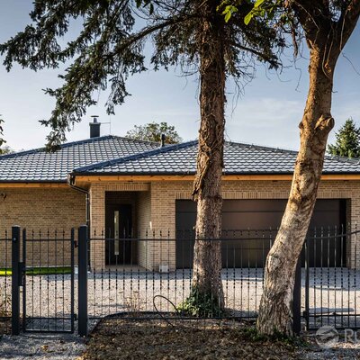 Tehlový obklad Grisea Smook na fasáde rodinného domu