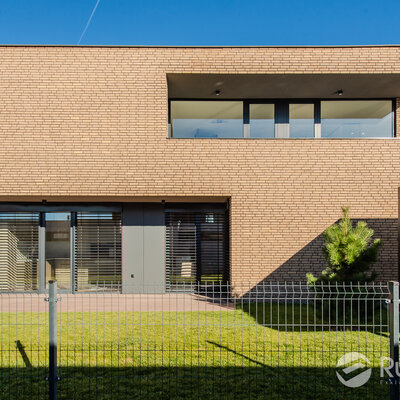 Tehlový obklad Grisa Smook na fasáde rodinného domu