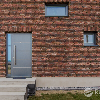 Tehlový obklad Hermitage Antiek Economy na fasáde rodinného domu od Rustique.sk