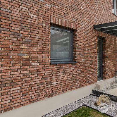 Tehlový obklad Hermitage Antiek Economy na fasáde rodinného domu od Rustique.sk