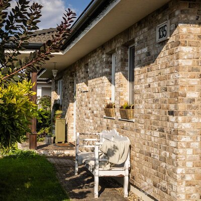 Tehlový obklad Hubertus na fasáde rodinného domu