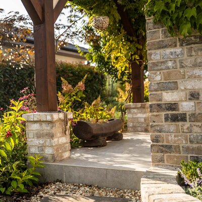 Tehlový obklad Hubertus na fasáde rodinného domu