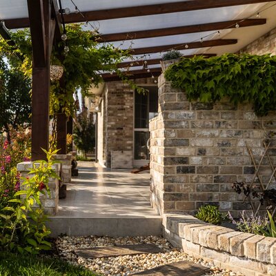 Tehlový obklad Hubertus na fasáde rodinného domu